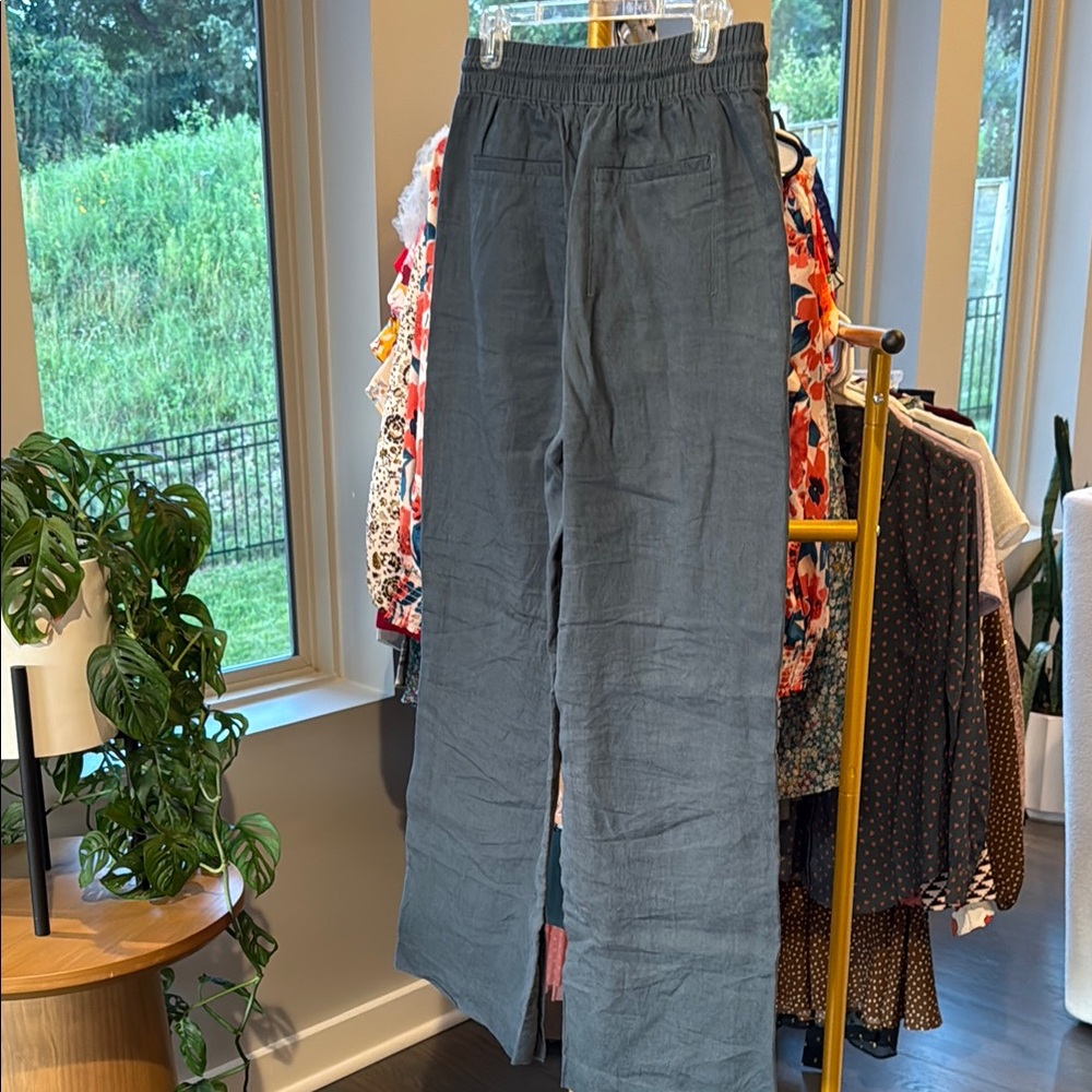 Athleta Gray Wide-Leg Pants - Picture 4 of 5